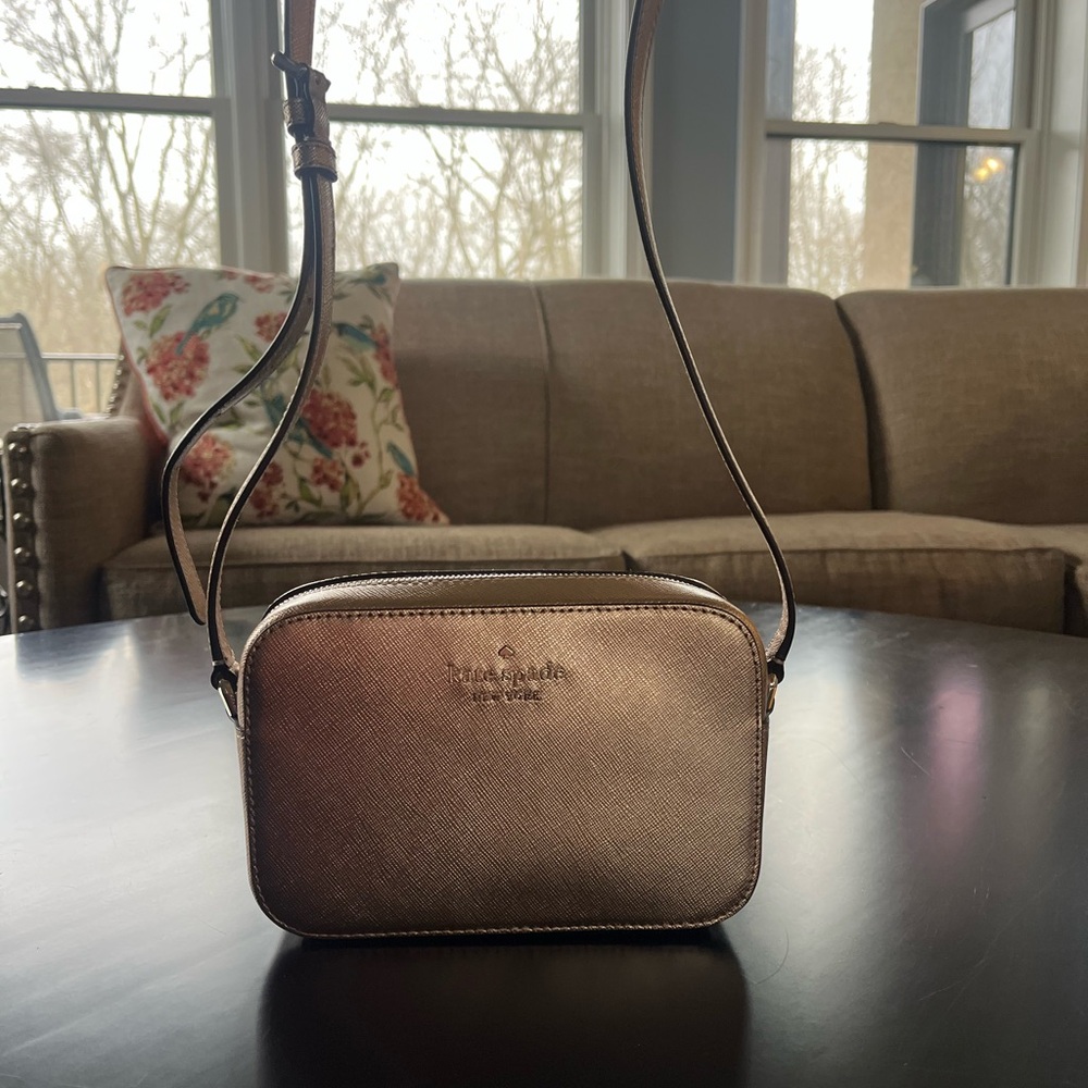Kate Spade Rose Gold Crossbody Bag